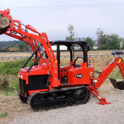 China Construction worksÂ   High Quality Mini Crawler Backhoe Loader for sale