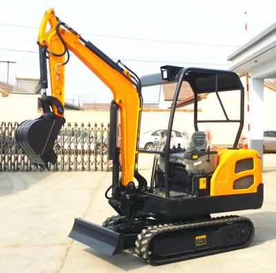 China Building Material Shops HONORSUN Small Crawler Excavator With Bucket for sale