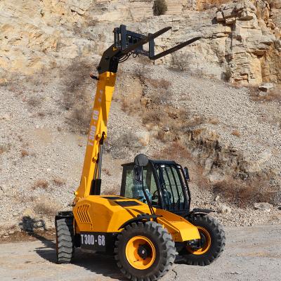 China Construction material shops 3 ton telehandler with 6.8 meters boom length telescopic forklift with CE certificate for sale