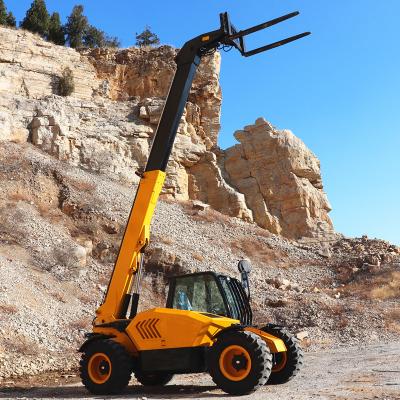 China Building material stores Honorsun 2021 hot sale 4x4 wheels telescopic forklift telehandler for sale