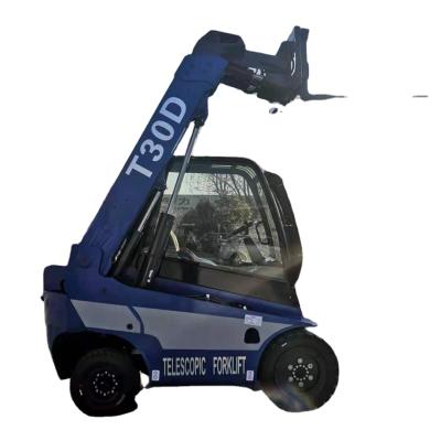 China Farms 4x4 terrain driving and steering telescopic handler, small telehandler forklift with cheap price for sale