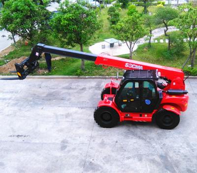 China Stores HONORSUN 5 Ton Telescopic Forklift Crane 10m Building Material Max Height Lifting Telehandler for sale