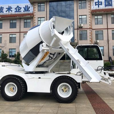 China Garment Shops HANK Trailer Truck Self Loading Concrete Mixer Drum Small Cemente Concrete Mixer for sale