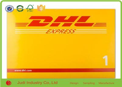 China DHL Printed Poly Mailing Bags 250gsm Whiteboard Express Bags Puncture Resistant for sale