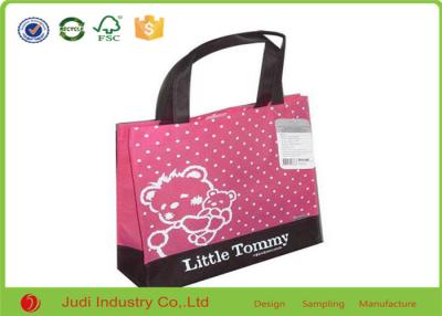 China Cute Design Non Woven Shopping Bag Bright Color Laminated Polypropylene Tote Bags for sale