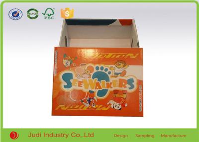 China Cardboard Shoe Boxes With Lids , 800 Gsm 25 X 28 X 6Cm Custom Packaging Boxes for sale