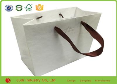 China Food Grade Die Cut Handle Heavy Duty Kraft Paper Bags Printed Brown Paper Bags for sale