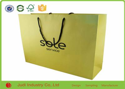 China Eco Friendly Recycled Shopping Bags , Custom Logo Luxury Printing Paper for sale