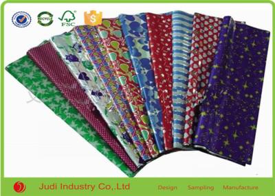 China Festival Printed Tissue Wrapping Paper Size Customized For Garment / Toys for sale