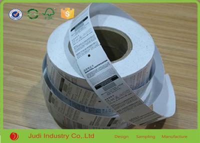 China Fashionable Adhesive Sticker Paper Custom Sticker Printing Paper For Bottle Body / Cap for sale