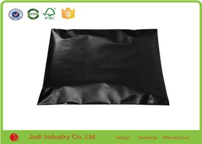 Chine L'expédition faite sur commande étanche à l'humidité met en sac 23 x 33cm, sacs en plastique de messager de couleur noire à vendre