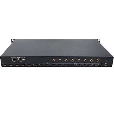 China Mini System 4K 8x8 HDMI Matrix with Coaxial EDID matrix and IR audio from HDMI2.0 output for sale