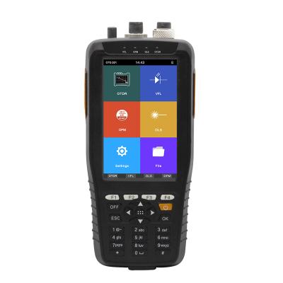 China FTTX Smart OTDR Optical TD Time Scale Reflectometer with VFL/OPM/OLS Touch Screen OTDR for sale