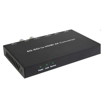 China Mini System 4K2K@30Hz 6G SDI to HDMI Converter with SDI loop SDI to mini hdmi converter for sale