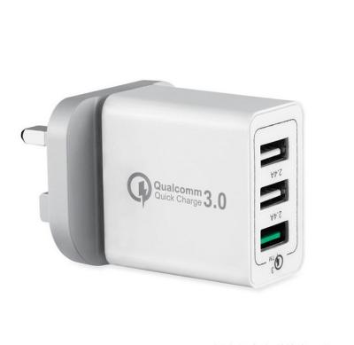 China Cell Phone Port QC 3.0 3 USB Wall Charger for sale