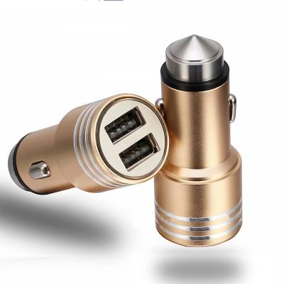 China Mobile Phone Double USB Hammer Car Charger for sale