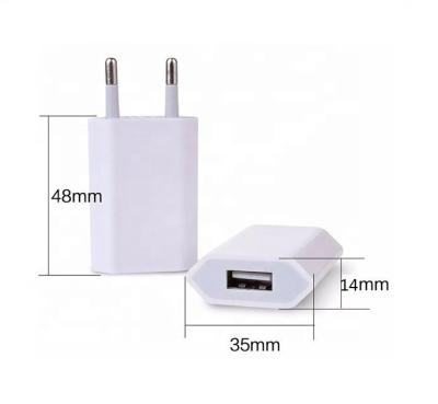 China The Hottest Selling Mobile Phone 5V1A USB Single Travel Charger for sale