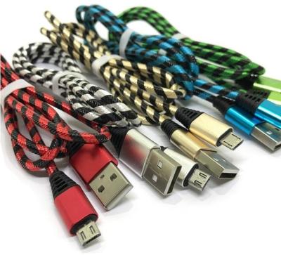 China Newest Mobile Phone Item Nylon Braided USB Cable Charger for sale