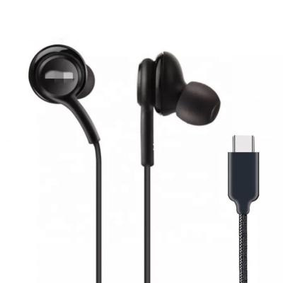 China High Quality Super Bass Voice Earphone USB C Earphone For Type C Samsung Note10 AKG Earphone for sale