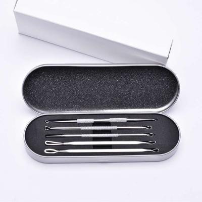 China Pore ​​Shrinking Stainless Steel Blackhead Pimple Remover Tool Kit for sale