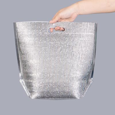 China Factory Supply Insulated All Size Reusable Convenient 3D Insulated Food Delivery Cooler Bag With Handles for sale