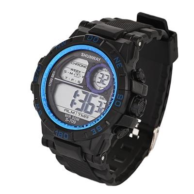 China Professional Alarm Supplier For Men's Sport Watches Digital Watch Water Resist for sale