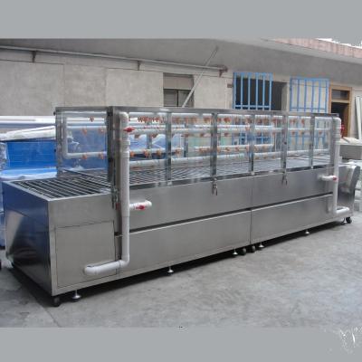 China Water Transfer Printing L4.8m Tunnel Washing Machine For Water Transfer Printing Liquid Hydrographic Dipping Print for sale