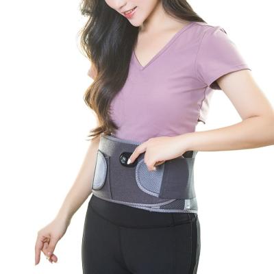 China Breathable Material Hot Selling Fast Heating Hot Compress Vibrating Hot Body Belt Waist Massager With Muscle Relaxation for sale