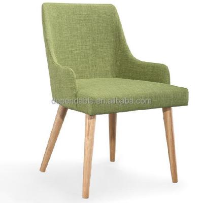 China Vintage Modern French Style Wooden Upholstered Dining Chairs for sale