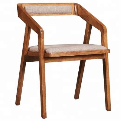 China Sillas de comedor Modern Solid Wood Natural Hotel Restaurant Color Cafe Dining Chair for sale