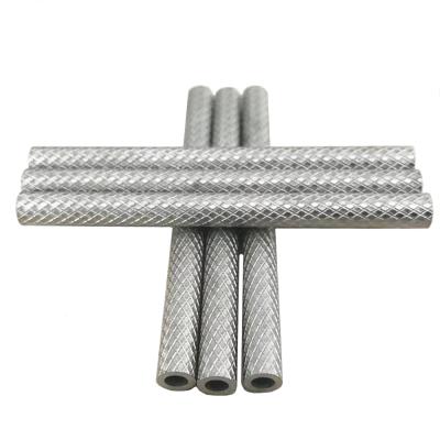 China Industry Construction Decoration Pcocessing 304 316 Stainless Steel Pipe Knurled Stainless Steel Tube Precision Cutting for sale