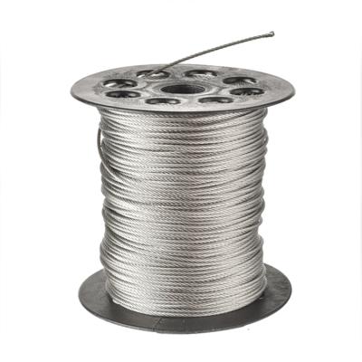 China Industry Wire Rope 201 Cable 0.2-50mm 304 316 1*7 7*7 1*19 7*19 Enterprise Stainless Steel Wire Rope For Industry Construction for sale