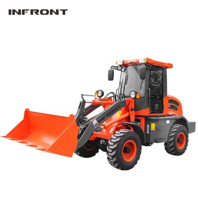 China Hotels Approved Front End Mini Compact Track Wheel Loader With Fork for sale