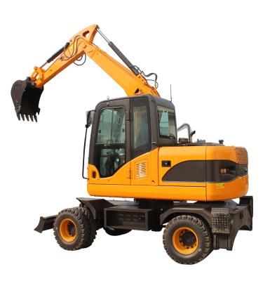 China Construction worksÂ   8tons chain wheel excavator YFEW80 for sale for sale