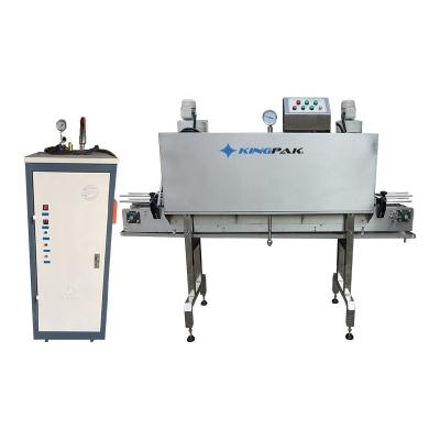 China GP403Z Food Steam Heat PET Film Label Shrink Packing Machine For Bottle for sale