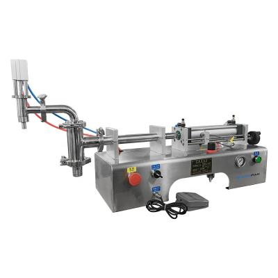 China Desktop Type 100ml Food Pneumatic Automatic Liquid Filling Machine for sale