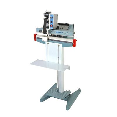 China KS-F350 Food with Date Code Printer Pedal Sealing Machine for Plastic Bag for sale