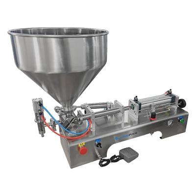 China HP-B100 Pneumatic Food Piston Jam And Peanut Butter Filling Machine Desktop for sale