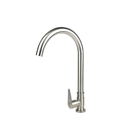 China High Quality SUS 304 Stainless Steel Thermostatic Kitchen Sink Faucet Single Cold Kitchen Faucet Faucets for sale