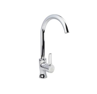 China Other Faucet Smooth Durable Kitchen Chrome Polished Plating Solid Brass Kitchen Faucet for sale