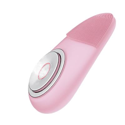 China DEEP CLEANSING Electric Facial Sweep Clean Stainless Steel Silicone Brush Wholesale Facial Clean Brush for sale