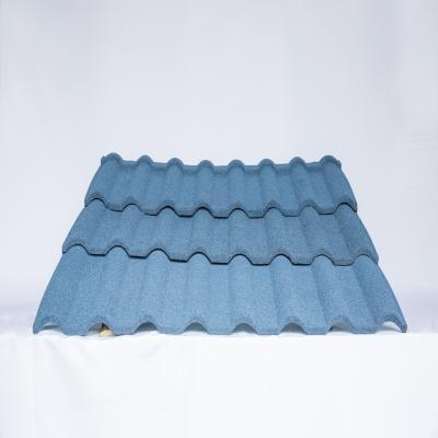 China Resistant to wind and UV villa building materials, metal roof tiles, fashionable modern stone-coated steel roof tiles for sale