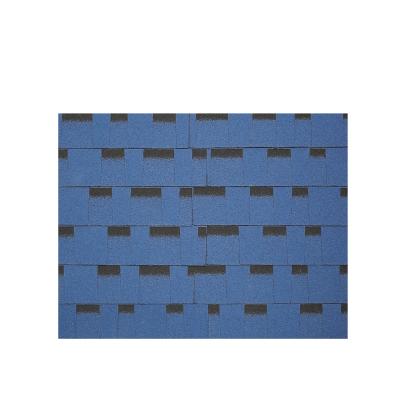 China EUROPEAN Blue Laminated Fiberglass Asphalt Shingle For Roof Tile for sale