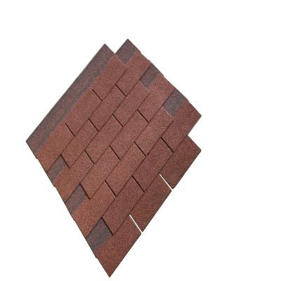 China EUROPEAN Popular Steel 3 Tab Roof Asphalt Shingle For Wooden House for sale