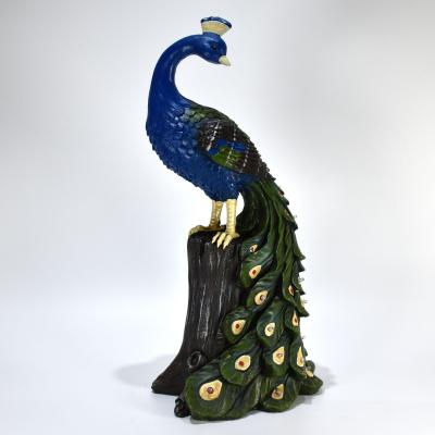 China Traditional peacock statue home and garden decoration for sale