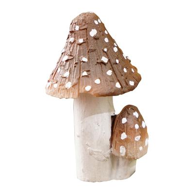 China Resin Fairy Forest Mushroom Garden Small Statue Miniatures Resin Crafts for sale