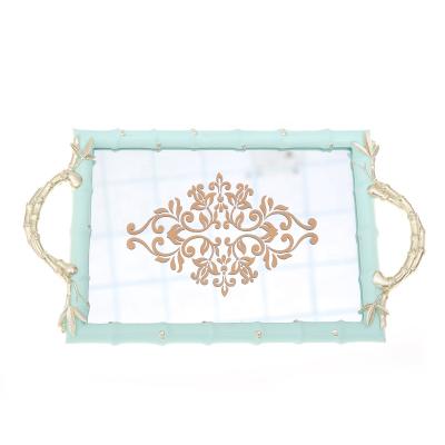 China European resin jewelry display tray with French and classic style for decoration for sale