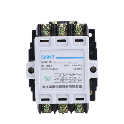 China AC Motor Pick CHINT General Electric Material 24v 220v AC Magnetic Contactor With Good Price for sale