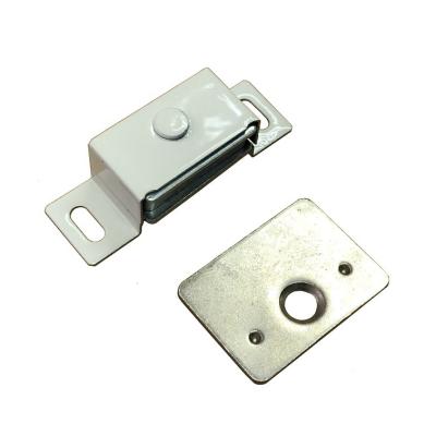 China Cabinet White Color Magnetic Door Hooks and Closers for sale