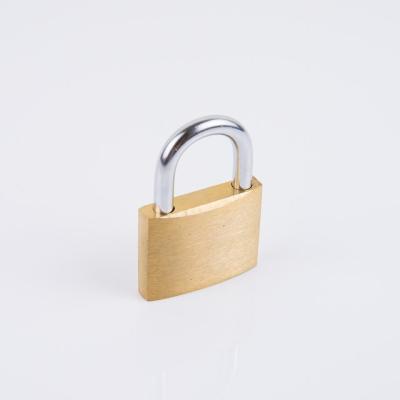 China Solid brass solid brass padlock with keys for sale